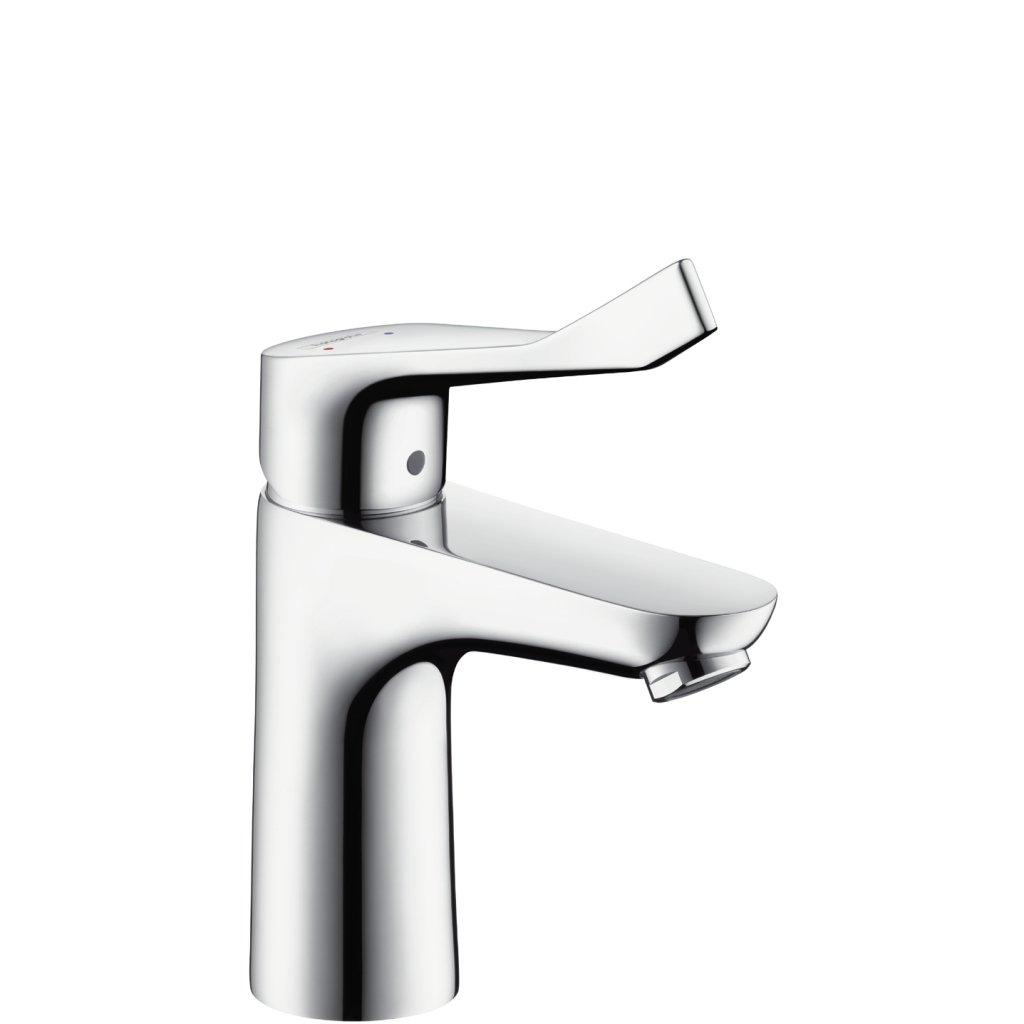 Hansgrohe Focus Care 100 Servantarmatur Med Langt Grep Og Oppl Ftventil   Produktbilde   Hansgrohe As   Va Vvs 4242308   Hansgrohe Focus Care 100 Servantarmatur Med Langt Grep Og Opploftventil Krom 